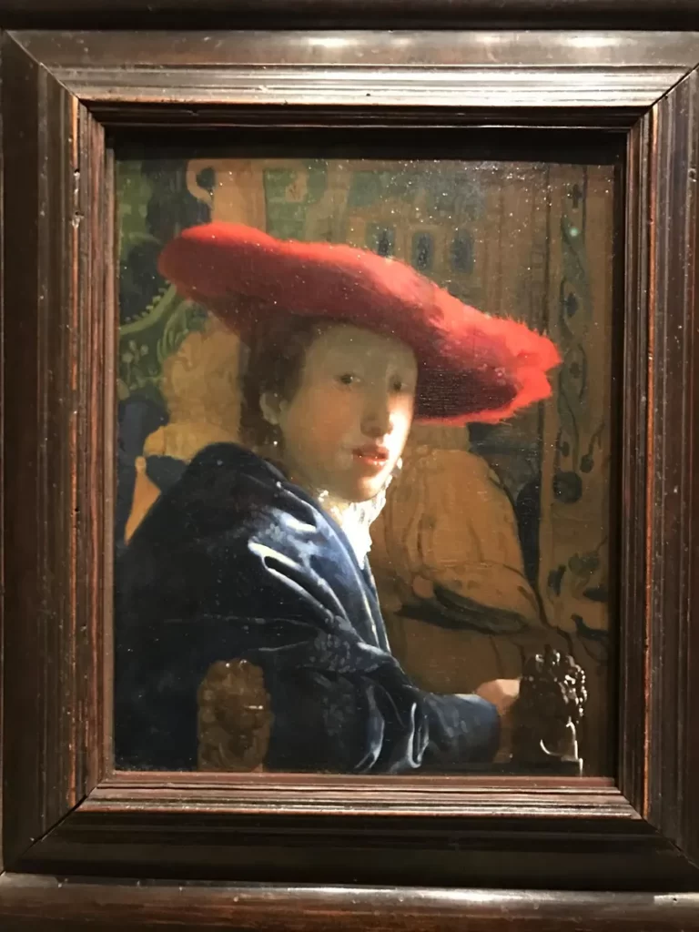 Johannes Vermeer, 1632-1675 (всего-то!), The girl with the Red Hat. 1665. Не похожа на девушку, правда