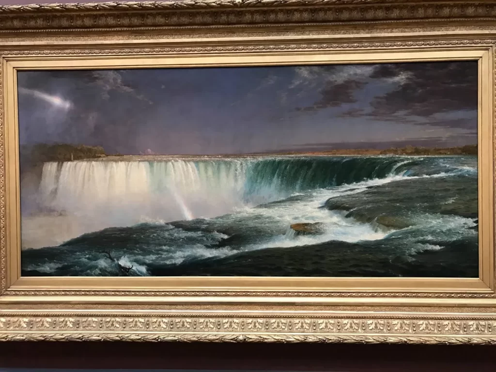 Американец Frederic Edwin Church, 1826-1900, Niagara, 1857