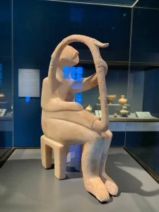 2700 BC, Cycladic, Harp player