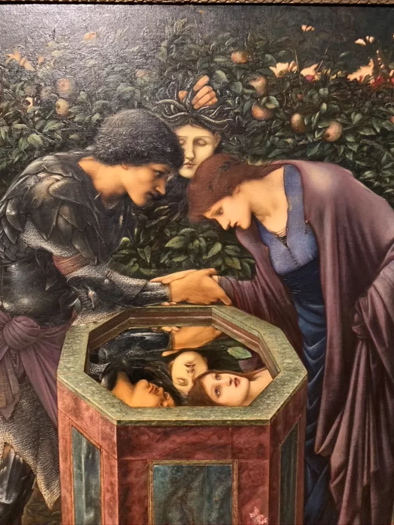 The Baleful Head. Das Schreckenhaupt. 1885. Edward Burne-Jones (1823-1898). 