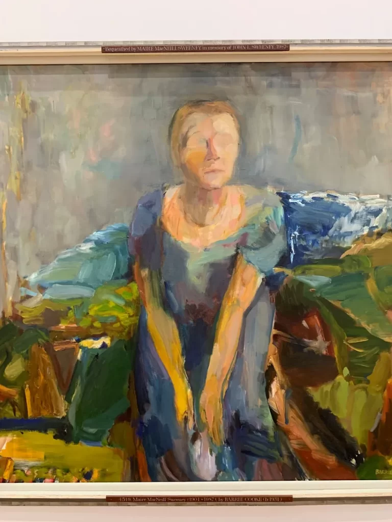 Barrie Cooke (1941-2014) Portrait of Maire MacNeil Sweeney Писательница, знаток фольклора.