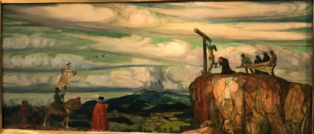 August Brömse (1873-1925), Love painting = Milostny obras, 1909.