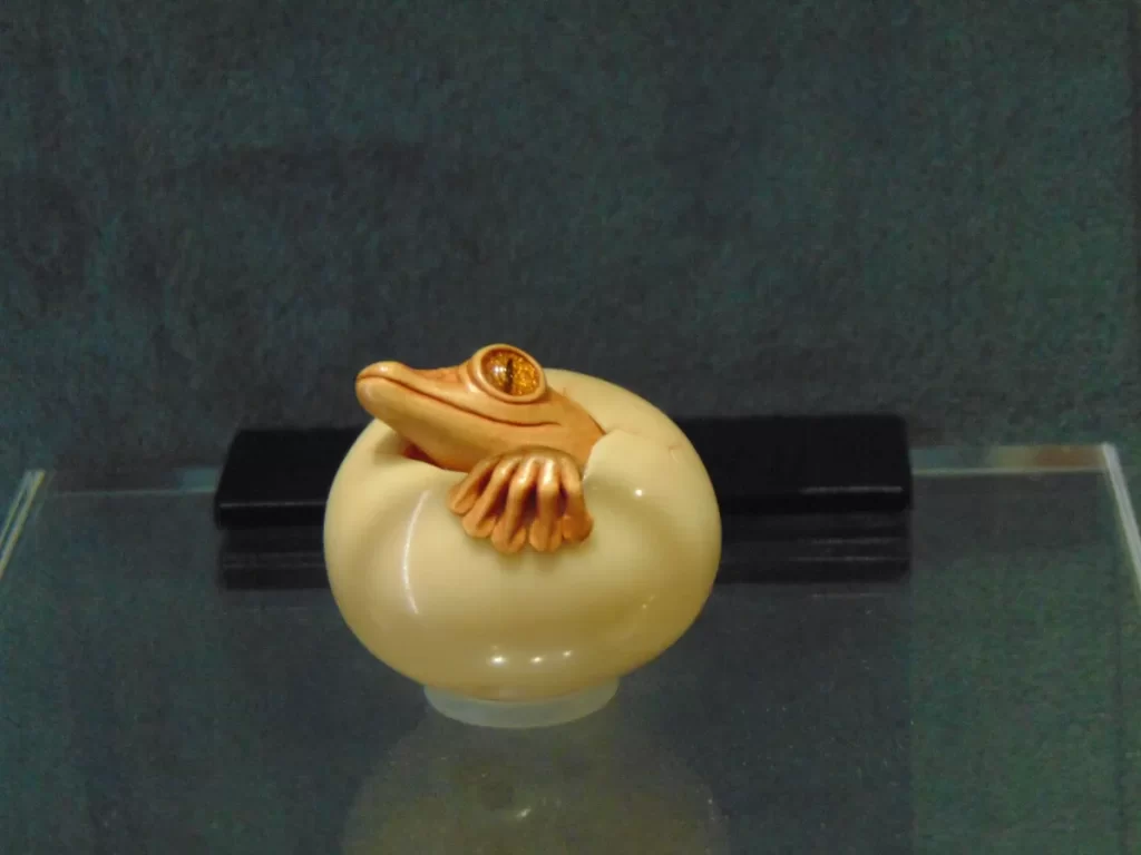 Modern and original netsuke.